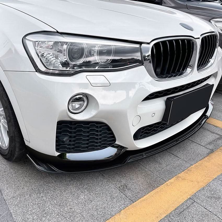 MP Style Gloss Black Front Splitter for BMW F25 X3 F26 X4 LCI 14-17