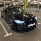MP Style Gloss Black Front Splitter for BMW F30 F31 3 Series M Sport 12-19