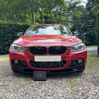 MP Style Gloss Black Front Splitter for BMW F30 F31 3 Series M Sport 12-19