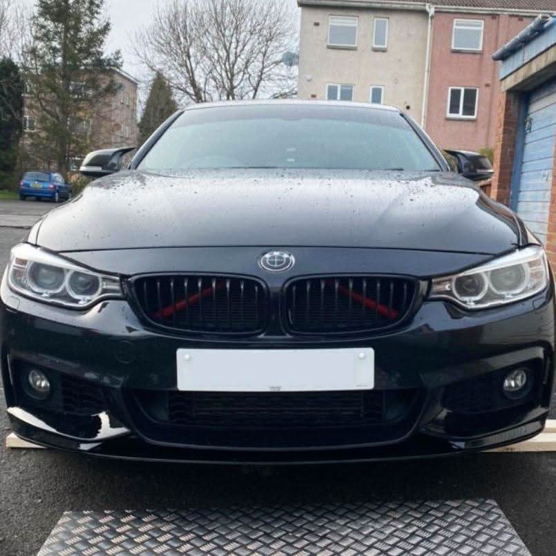MP Style Gloss Black Front Splitter for BMW F32 F33 F36 4 Series 14-20