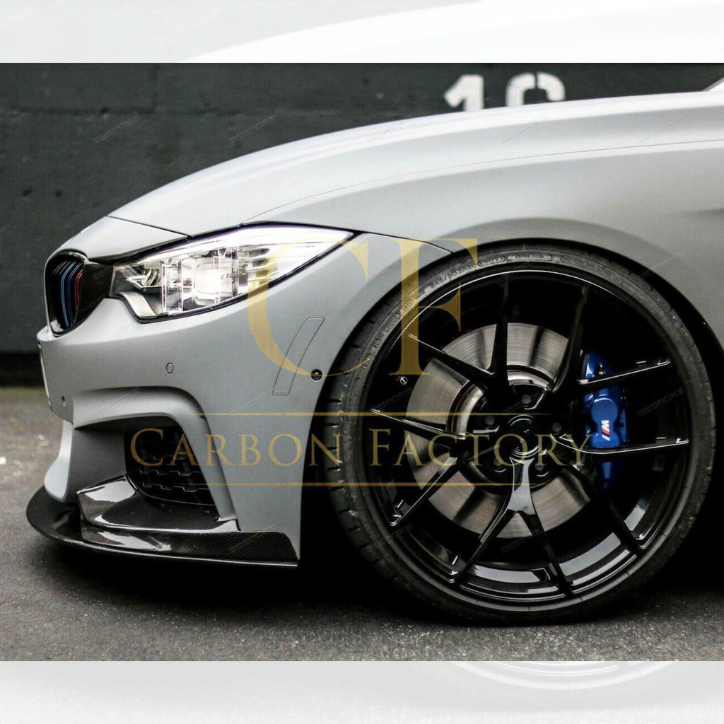 MP Style Gloss Black Front Splitter for BMW F32 F33 F36 4 Series 14-20