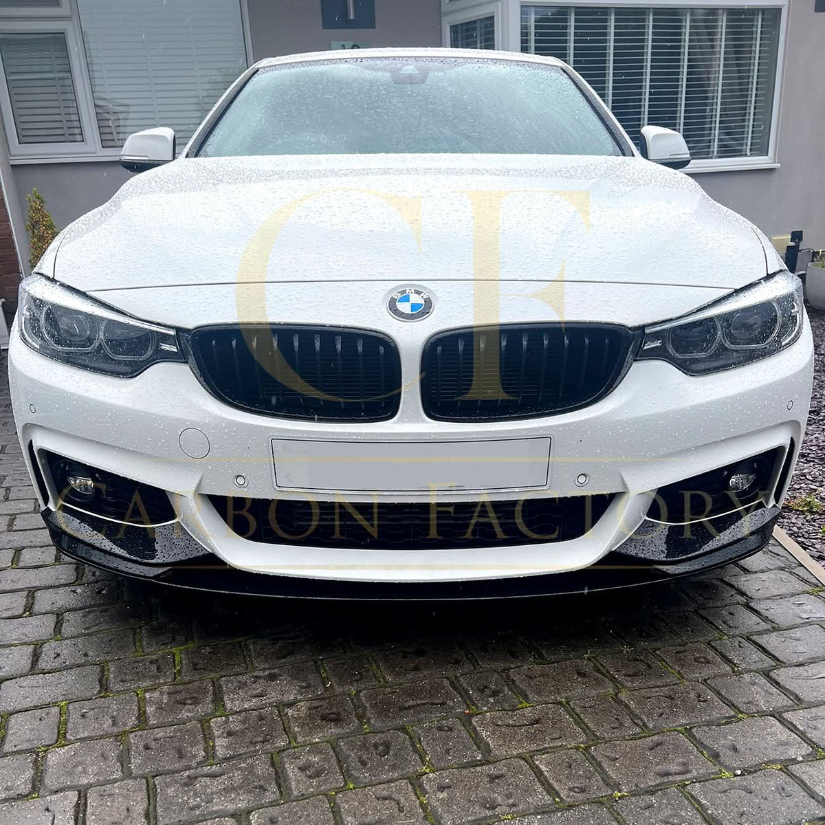 MP Style Gloss Black Front Splitter for BMW F32 F33 F36 4 Series 14-20
