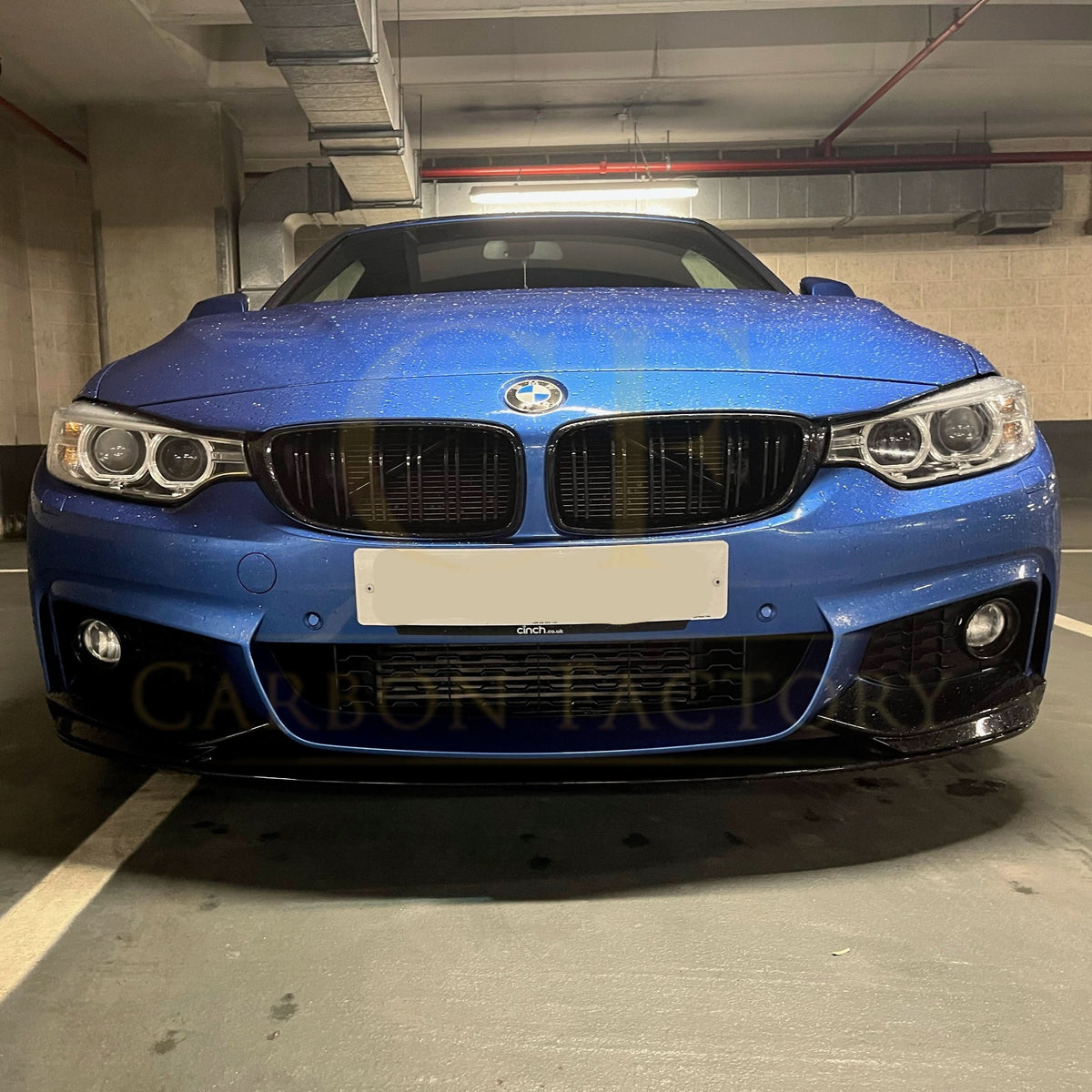 MP Style Gloss Black Front Splitter for BMW F32 F33 F36 4 Series 14-20
