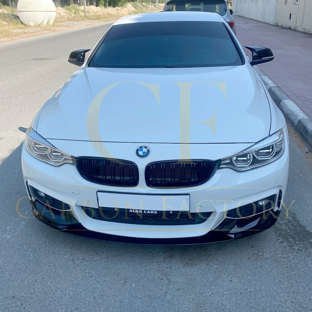 MP Style Gloss Black Front Splitter for BMW F32 F33 F36 4 Series 14-20