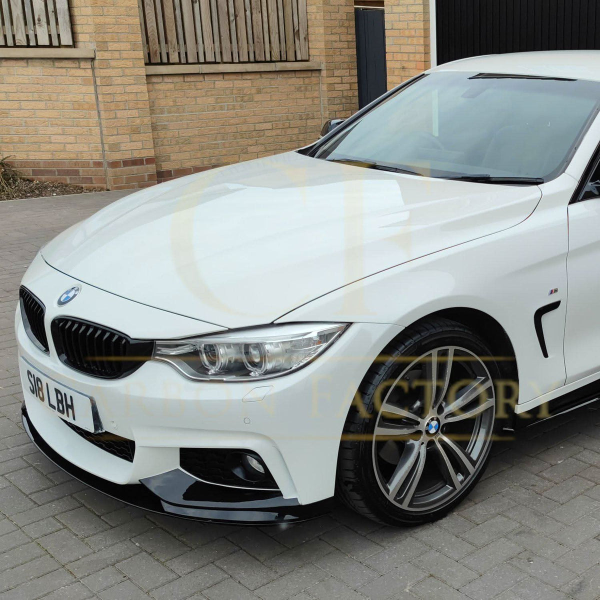 MP Style Gloss Black Front Splitter for BMW F32 F33 F36 4 Series 14-20