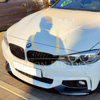 MP Style Gloss Black Front Splitter for BMW F32 F33 F36 4 Series 14-20