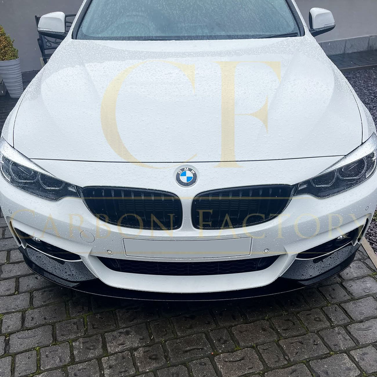 MP Style Gloss Black Front Splitter for BMW F32 F33 F36 4 Series 14-20