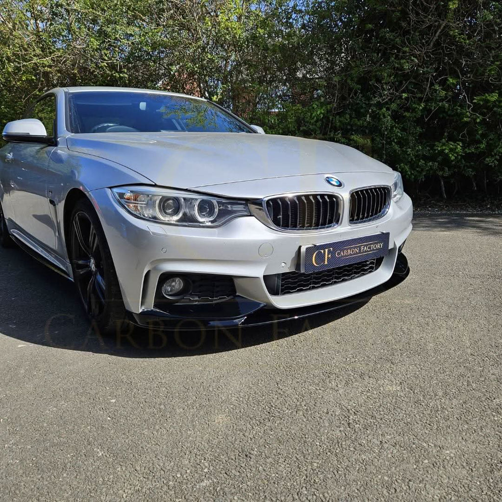 MP Style Gloss Black Front Splitter for BMW F32 F33 F36 4 Series 14-20