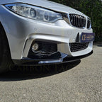 MP Style Gloss Black Front Splitter for BMW F32 F33 F36 4 Series 14-20