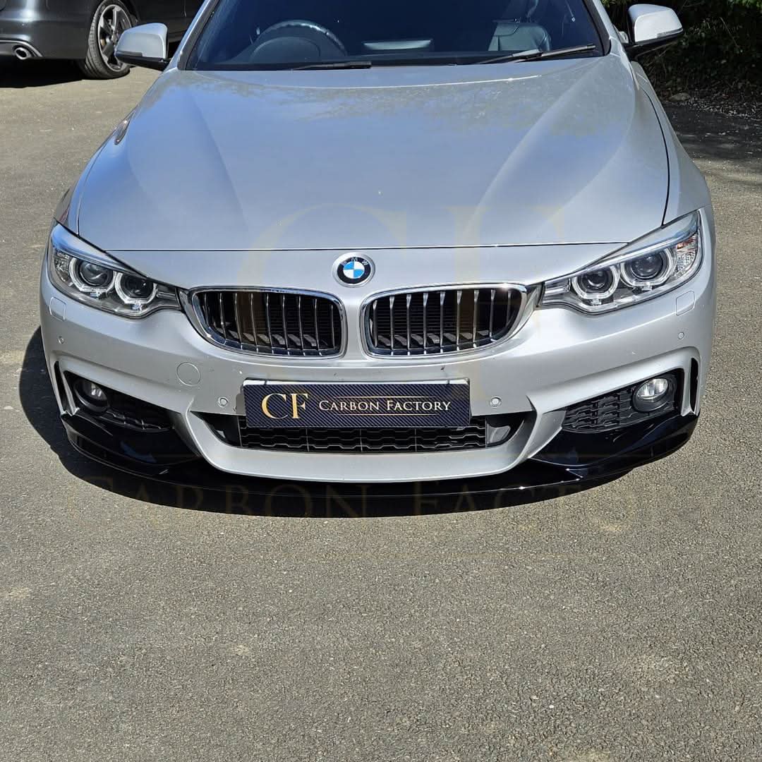 MP Style Gloss Black Front Splitter for BMW F32 F33 F36 4 Series 14-20
