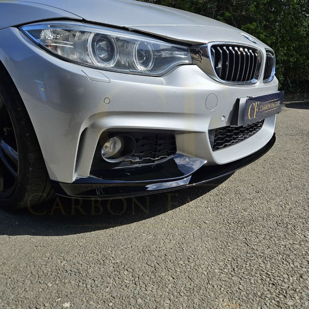MP Style Gloss Black Front Splitter for BMW F32 F33 F36 4 Series 14-20