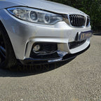 MP Style Gloss Black Front Splitter for BMW F32 F33 F36 4 Series 14-20
