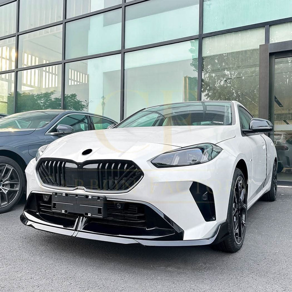 MP Style Gloss Black Front Splitter for BMW F70 1 Series F74 2 Series Gran Coupe 25-Present