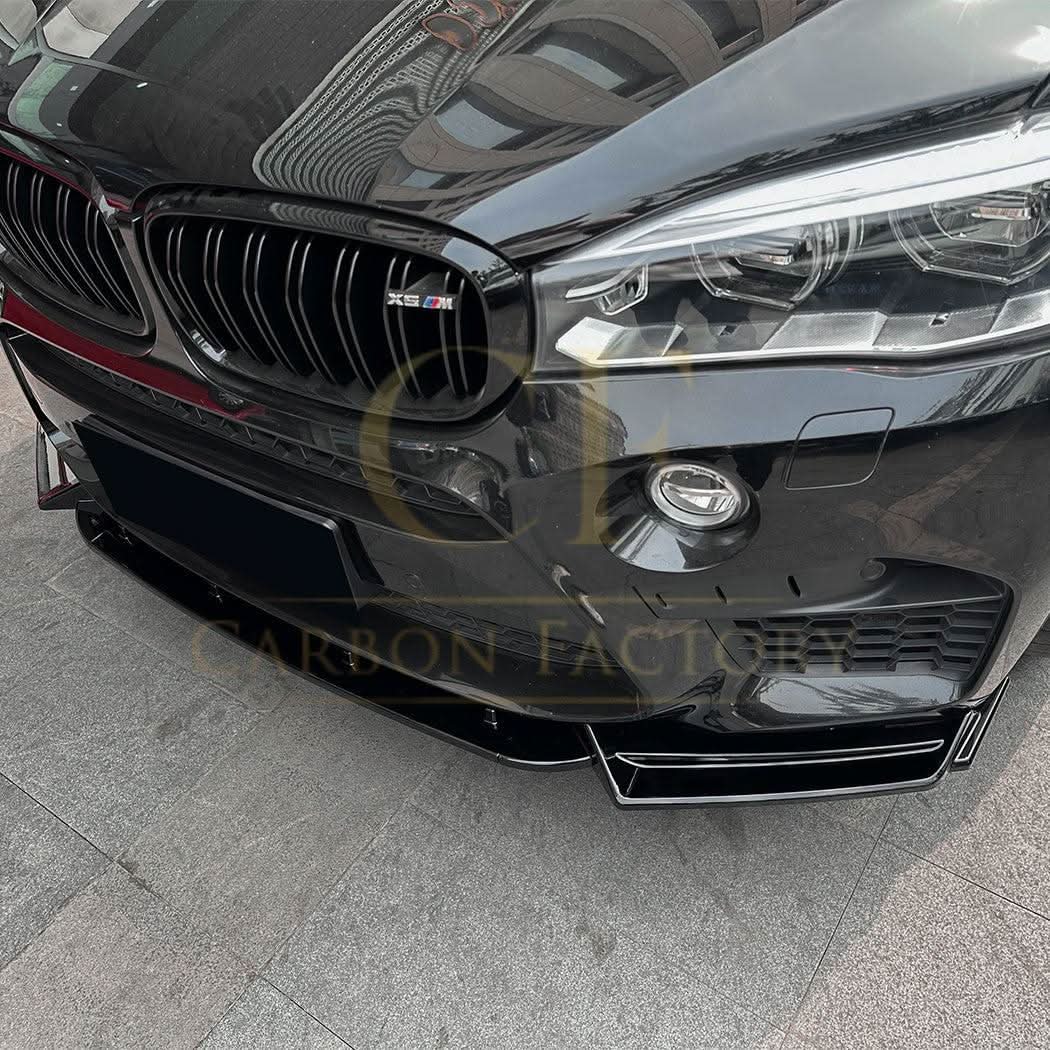 MP Style Gloss Black Front Splitter for BMW F85 X5M F86 X6M