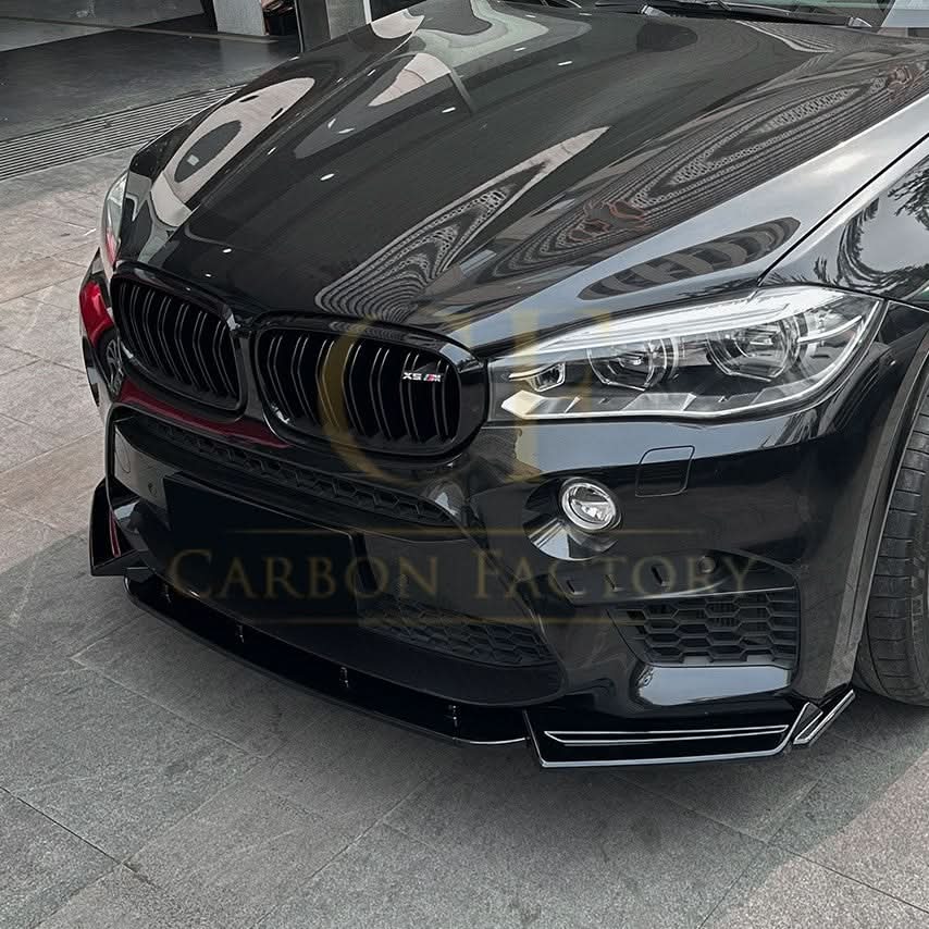 MP Style Gloss Black Front Splitter for BMW F85 X5M F86 X6M