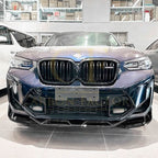 MP Style Gloss Black Front Splitter for BMW F97 X3M F98 X4M LCI 22-26