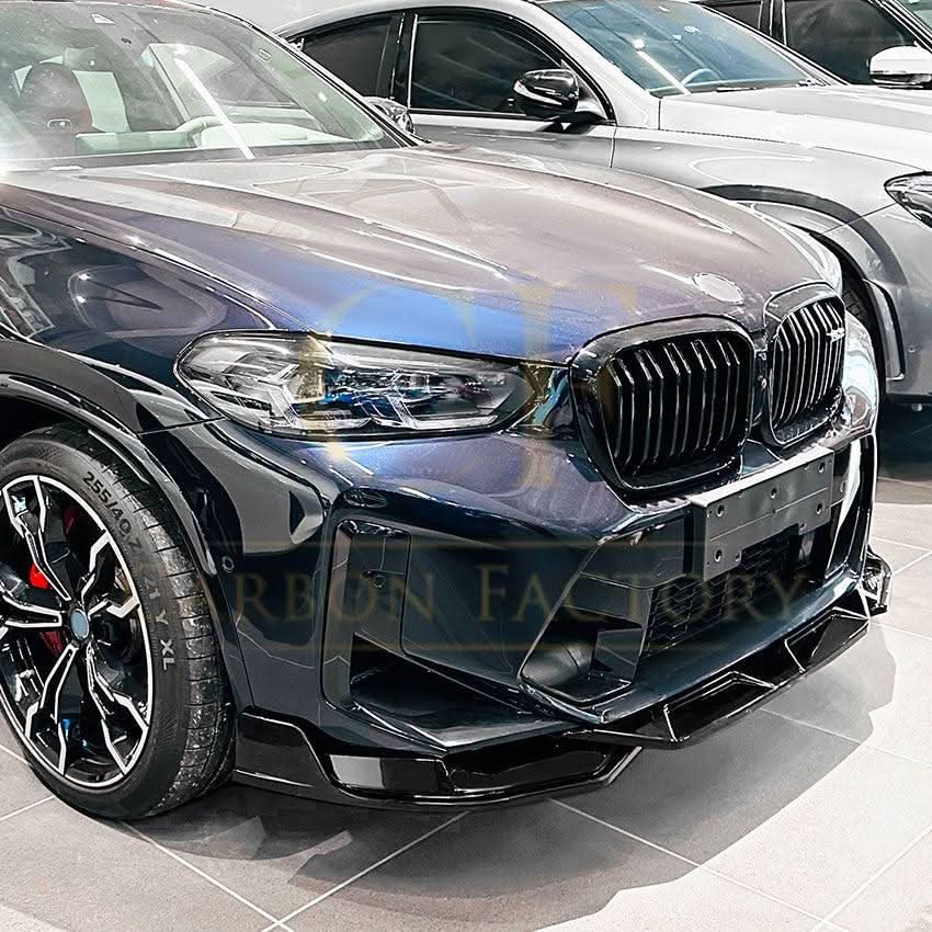 MP Style Gloss Black Front Splitter for BMW F97 X3M F98 X4M LCI 22-26