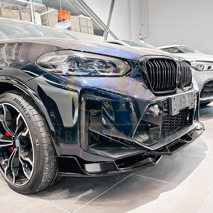 MP Style Gloss Black Front Splitter for BMW F97 X3M F98 X4M LCI 22-26
