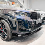 MP Style Gloss Black Front Splitter for BMW F97 X3M F98 X4M LCI 22-26