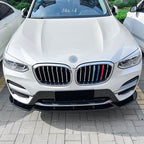 MP Style Gloss Black Front Splitter for BMW G01 X3 Pre-LCI Non M Sport 18-21