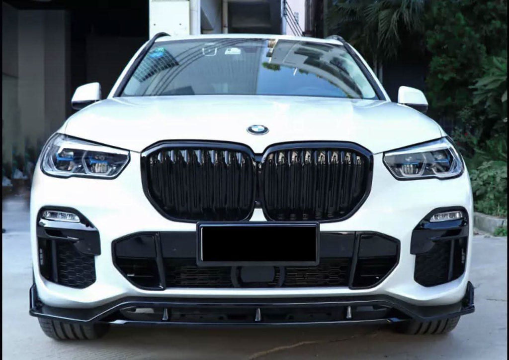 MP Style Gloss Black Front Splitter for BMW G05 X5 19-22