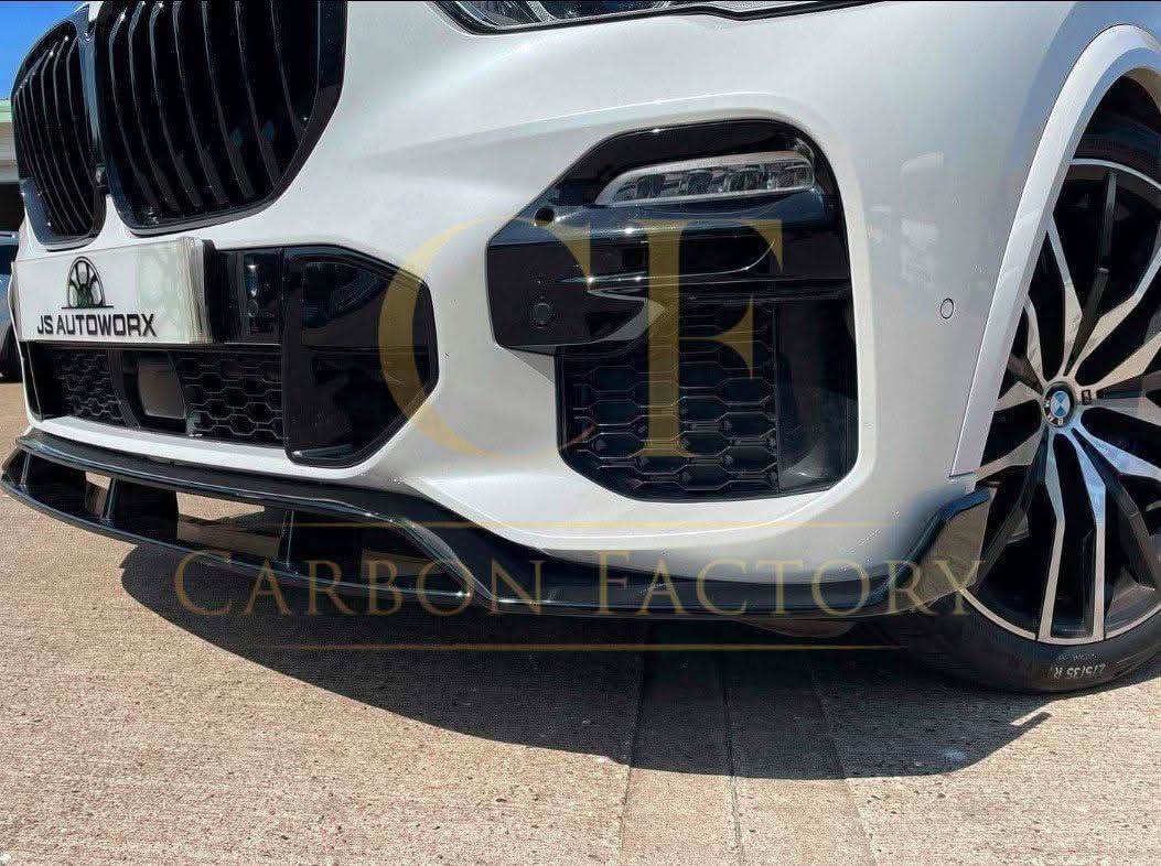 MP Style Gloss Black Front Splitter for BMW G05 X5 19-22