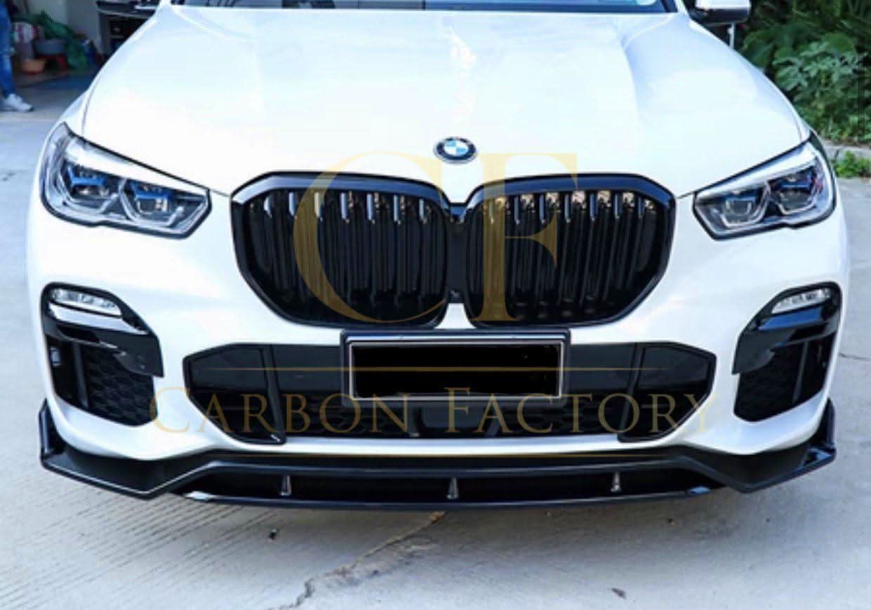 MP Style Gloss Black Front Splitter for BMW G05 X5 19-22
