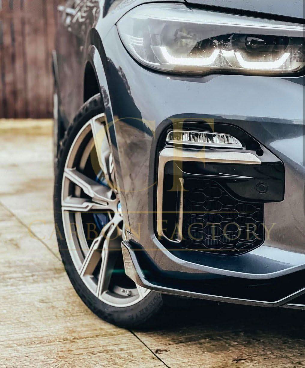 MP Style Gloss Black Front Splitter for BMW G05 X5 19-22