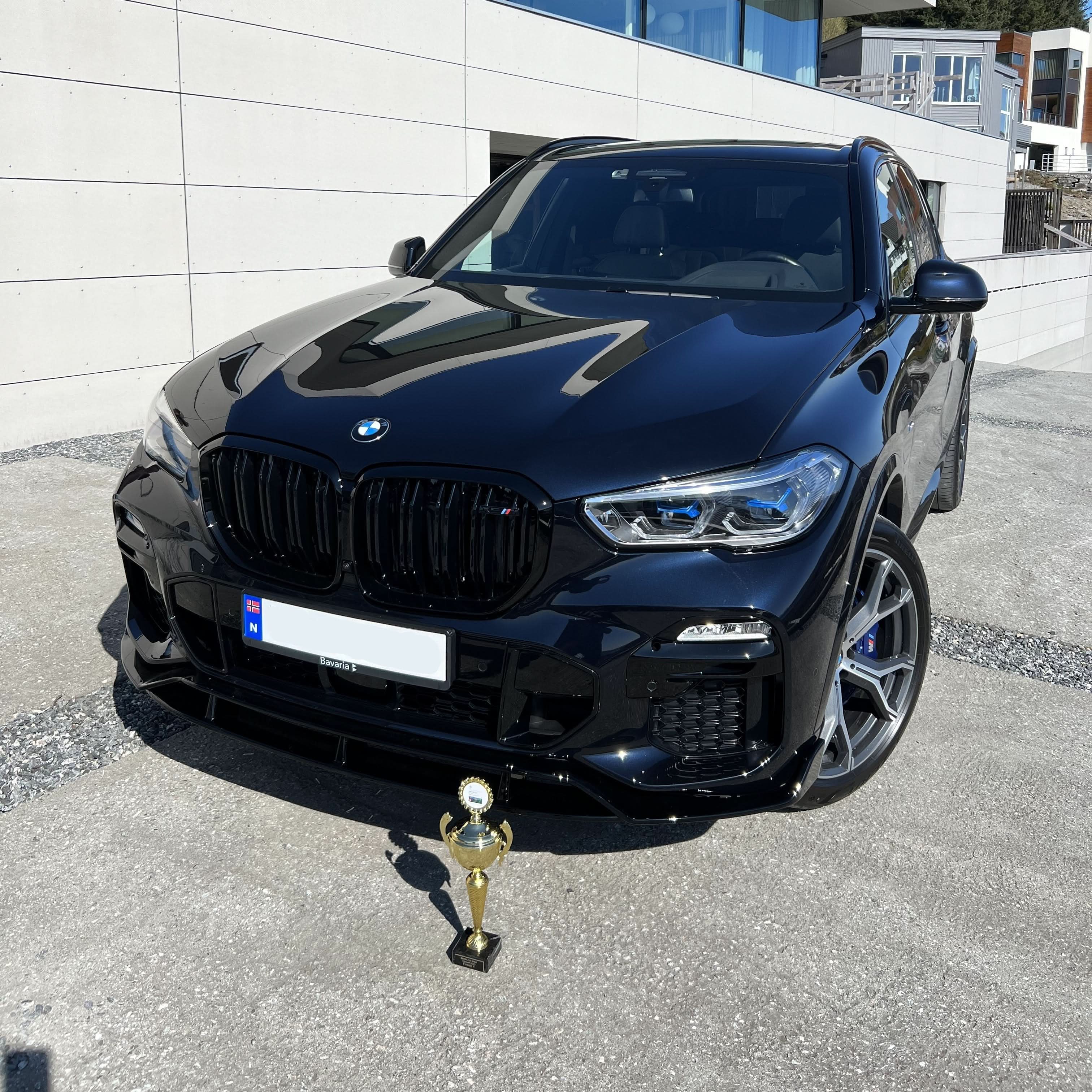 MP Style Gloss Black Front Splitter for BMW G05 X5 19-22