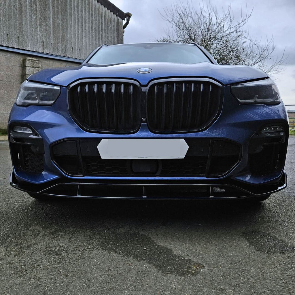 MP Style Gloss Black Front Splitter for BMW G05 X5 19-22