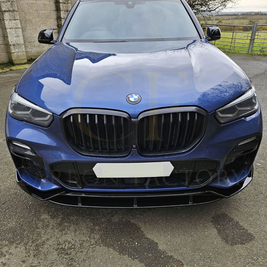 MP Style Gloss Black Front Splitter for BMW G05 X5 19-22