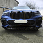 MP Style Gloss Black Front Splitter for BMW G05 X5 19-22