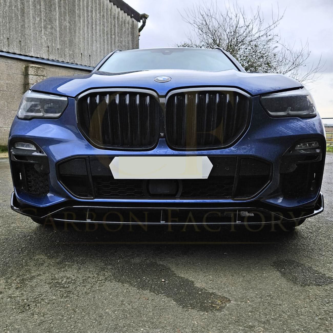MP Style Gloss Black Front Splitter for BMW G05 X5 19-22