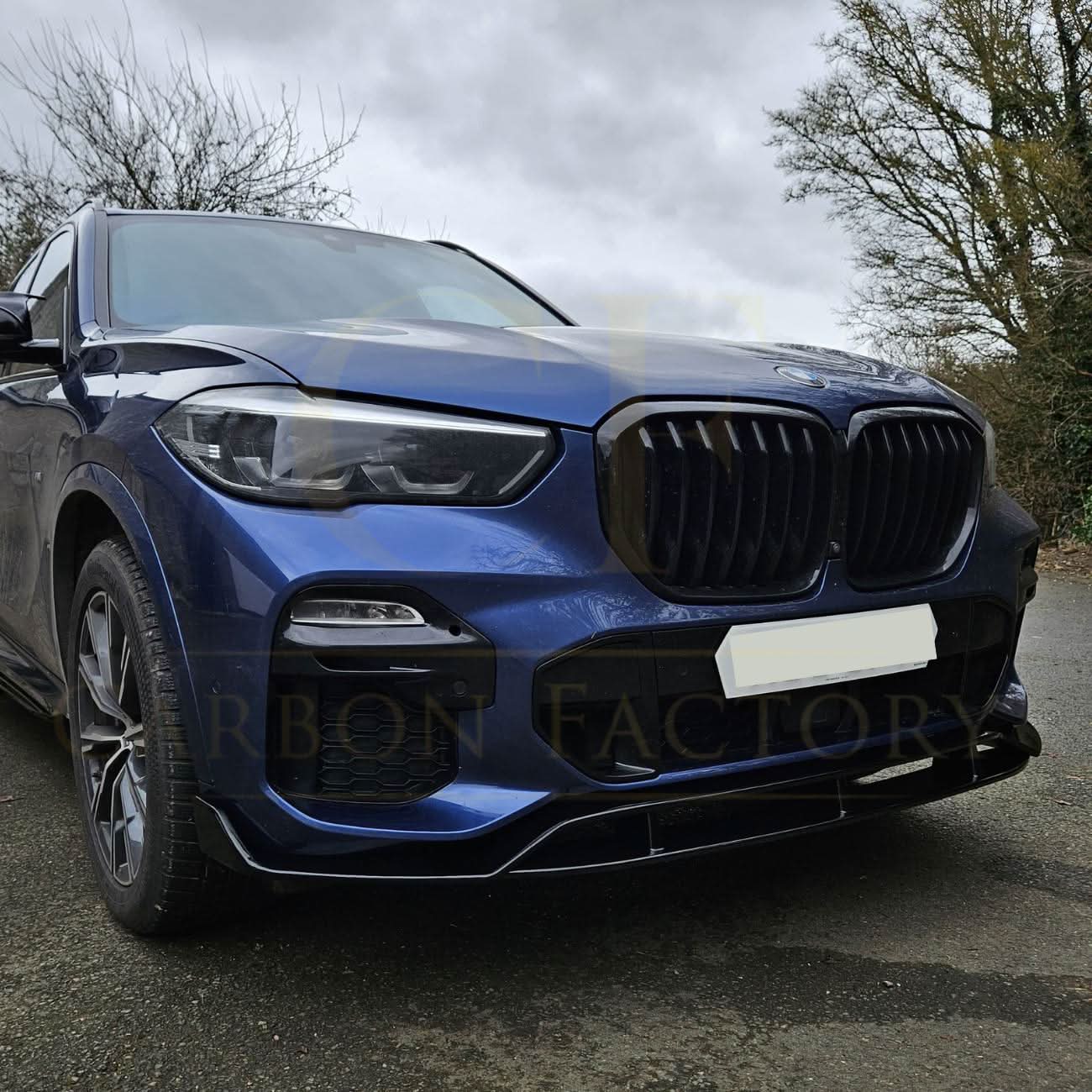 MP Style Gloss Black Front Splitter for BMW G05 X5 19-22