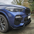MP Style Gloss Black Front Splitter for BMW G05 X5 19-22