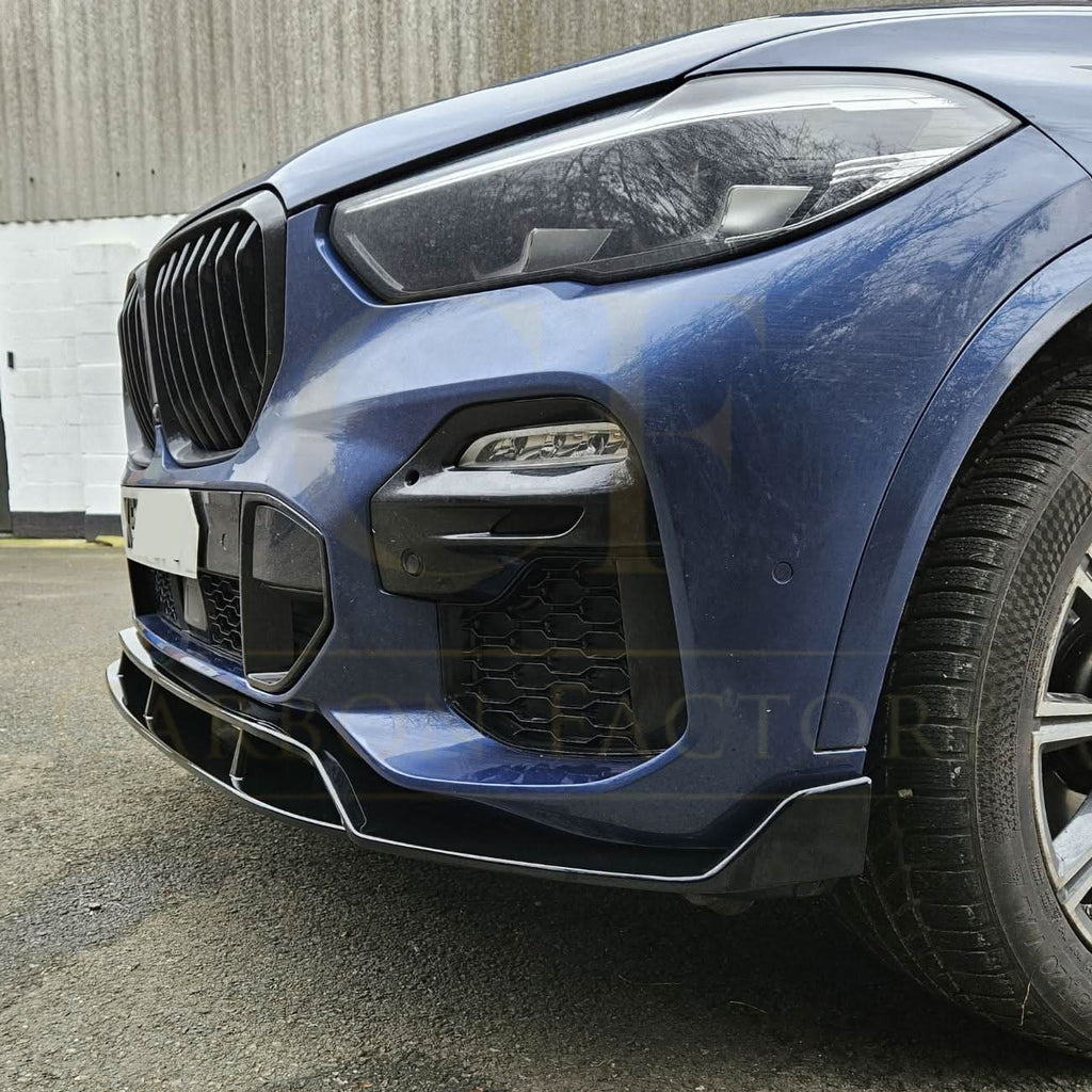 MP Style Gloss Black Front Splitter for BMW G05 X5 19-22