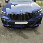 MP Style Gloss Black Front Splitter for BMW G05 X5 19-22