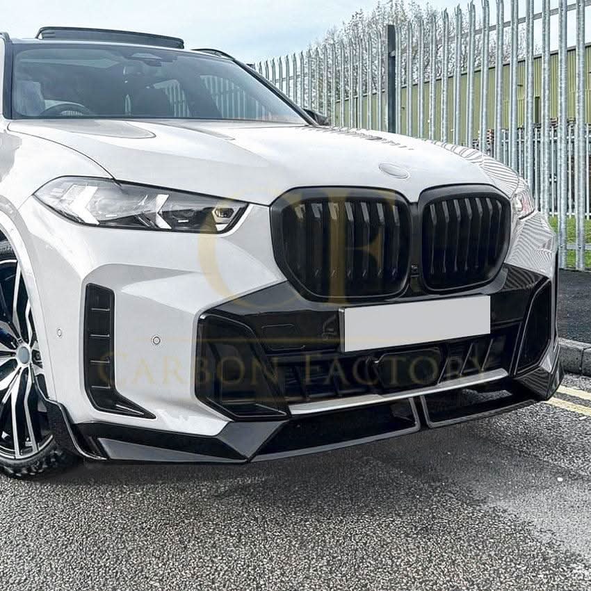 MP Style Gloss Black Front Splitter for BMW G05 X5 LCI 23-Present