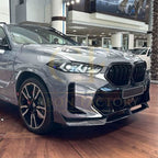 MP Style Gloss Black Front Splitter for BMW G06 X6 LCI 23-25