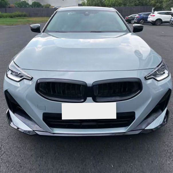 MP Style Gloss Black Front Splitter for BMW G42 2 Series Coupe 21-Present
