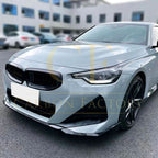 MP Style Gloss Black Front Splitter for BMW G42 2 Series Coupe 21-Present