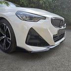 MP Style Gloss Black Front Splitter for BMW G42 2 Series Coupe 21-Present