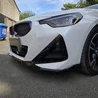 MP Style Gloss Black Front Splitter for BMW G42 2 Series Coupe 21-Present