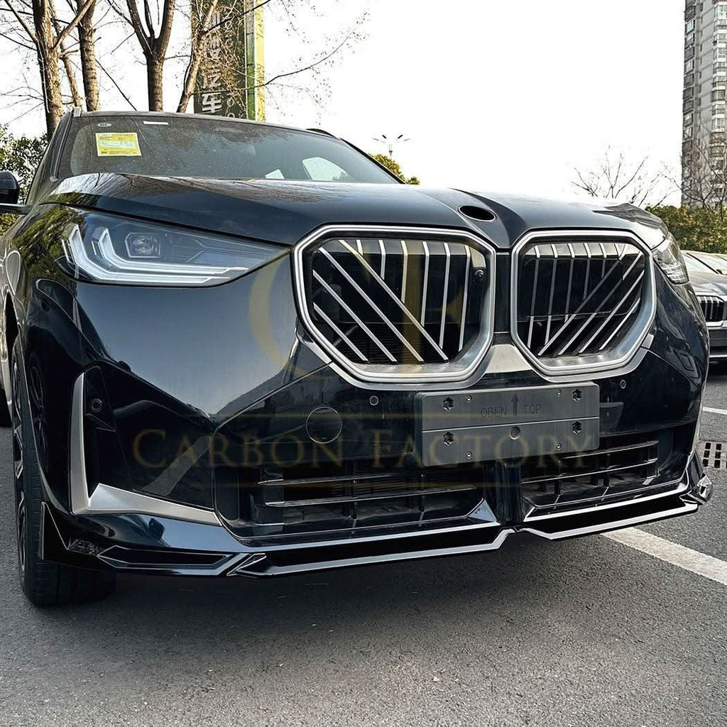 MP Style Gloss Black Front Splitter for BMW G45 X3 25-Present