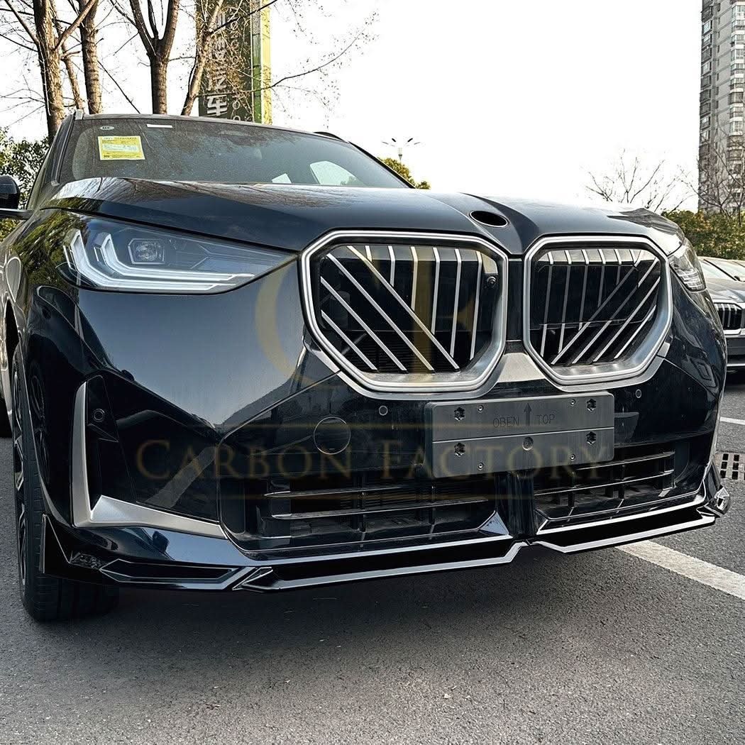 MP Style Gloss Black Front Splitter for BMW G45 X3 25-Present