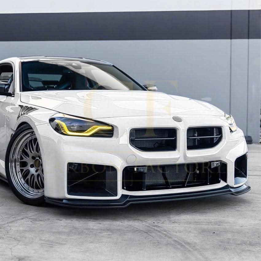 MP Style Gloss Black Front Splitter for BMW G87 M2 23-Present
