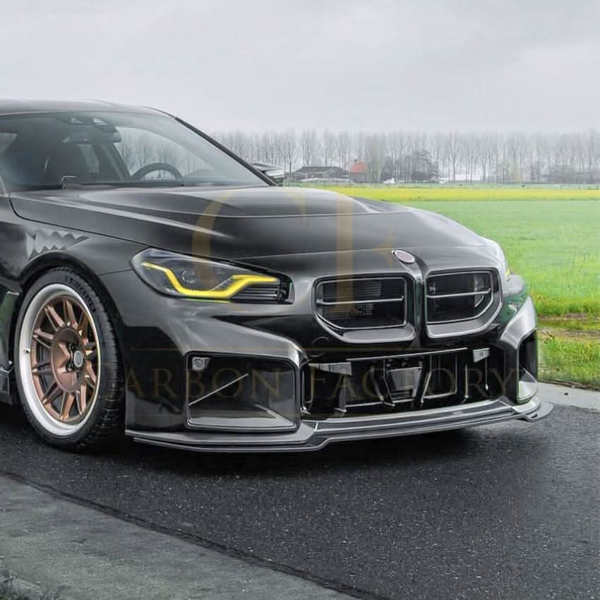 MP Style Gloss Black Front Splitter for BMW G87 M2 23-Present