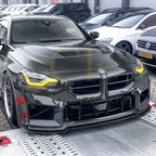 MP Style Gloss Black Front Splitter for BMW G87 M2 23-Present