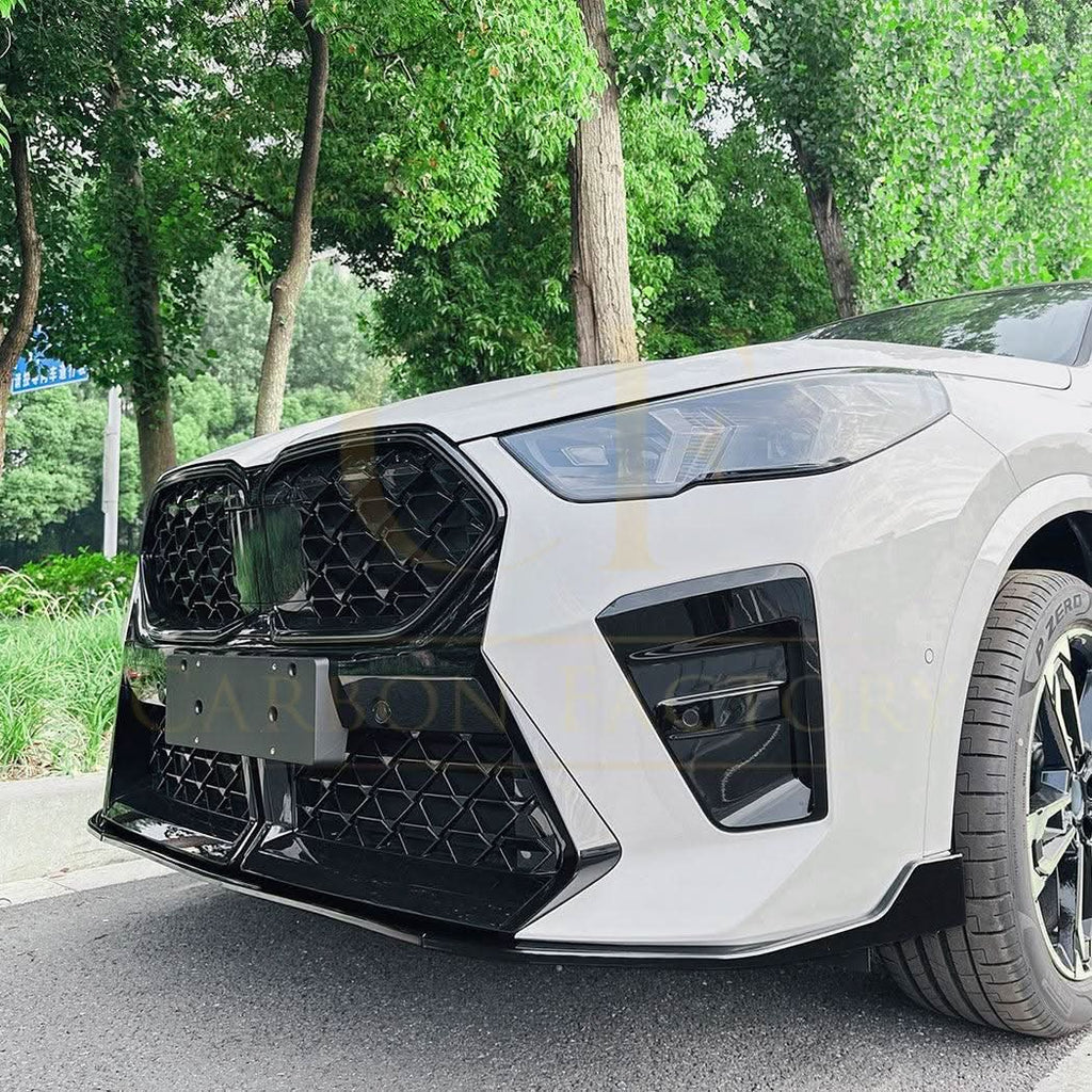 MP Style Gloss Black Front Splitter for BMW U10 X2 23-Present