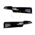 MP Style Gloss Black Front Splitter Upper Pieces for BMW F30 F31 3 Series 12-19